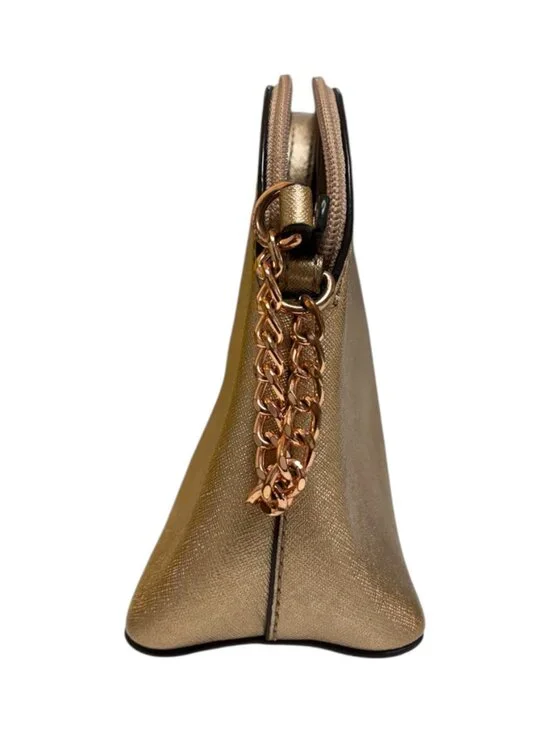 Michael Kors Gold Dome Crossbody Bag - Picture 2 of 5